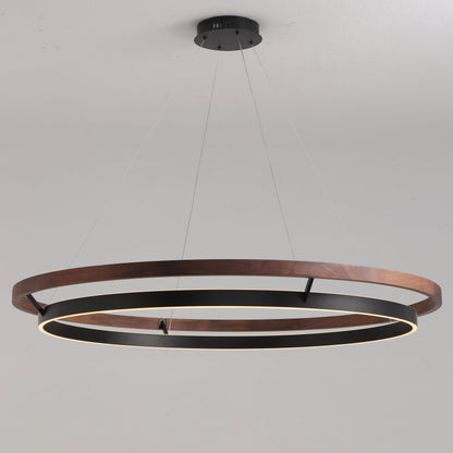 WOMO Circular Led Wood Chandelier-WM2492 15