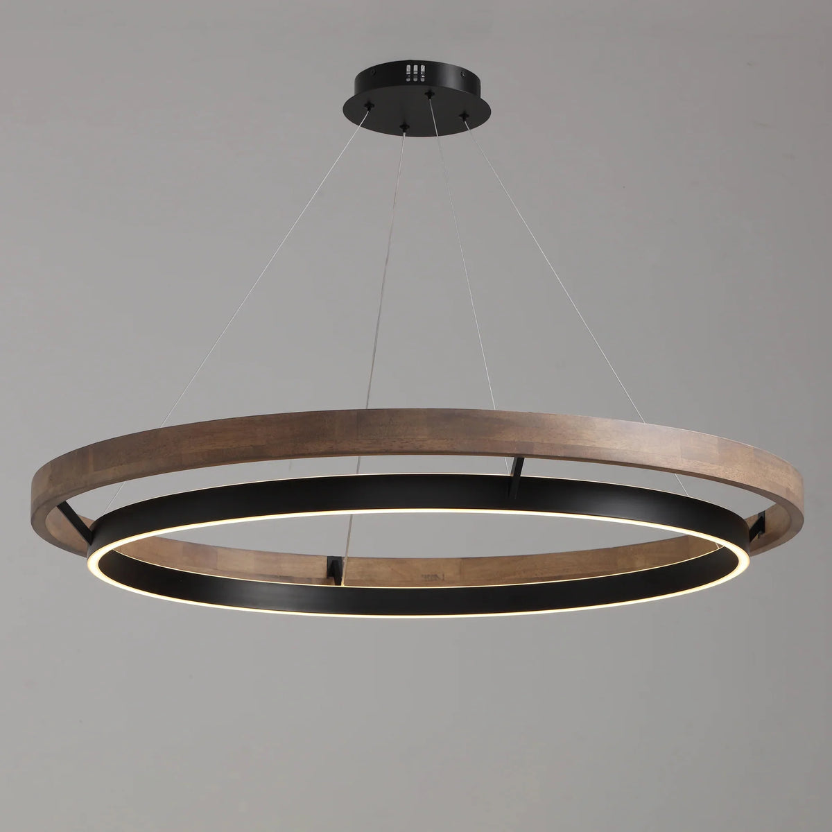 WOMO Circular Led Wood Chandelier-WM2492 18