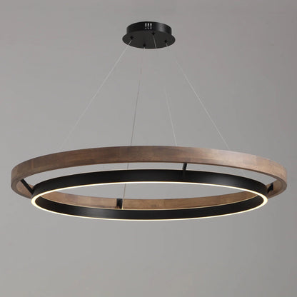 WOMO Circular Led Wood Chandelier-WM2492 18