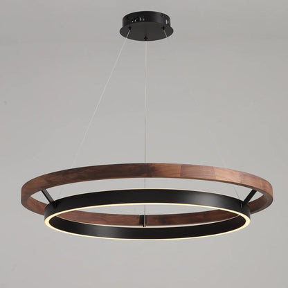 WOMO Circular Led Wood Chandelier-WM2492 19