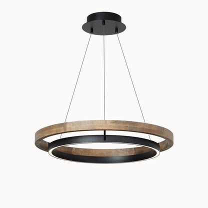 WOMO Circular Led Wood Chandelier-WM2492 1