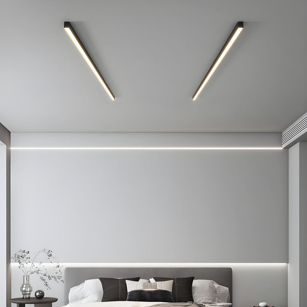 Linear LED Pendant/Flush Mount Light - Tri-Colour Adjustable