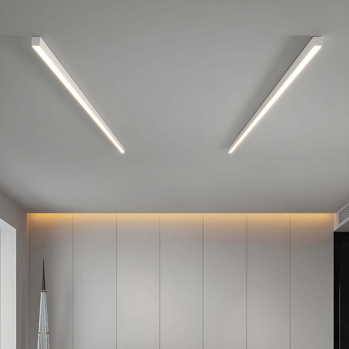 Linear LED Pendant/Flush Mount Light - Tri-Colour Adjustable