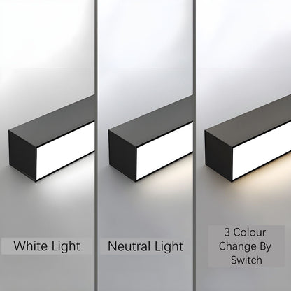 Linear LED Pendant/Flush Mount Light - Tri-Colour Adjustable