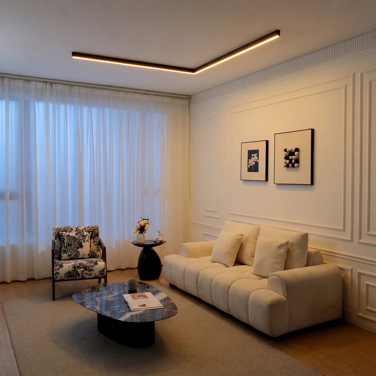 WOMO Dimmable Long Linear Ceiling Light-WM1003 6