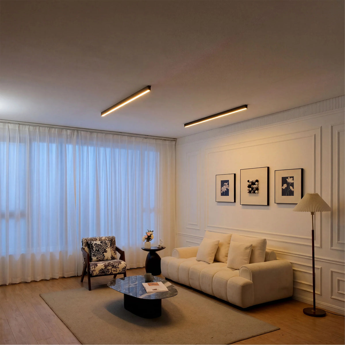 WOMO Dimmable Long Linear Ceiling Light-WM1003 2
