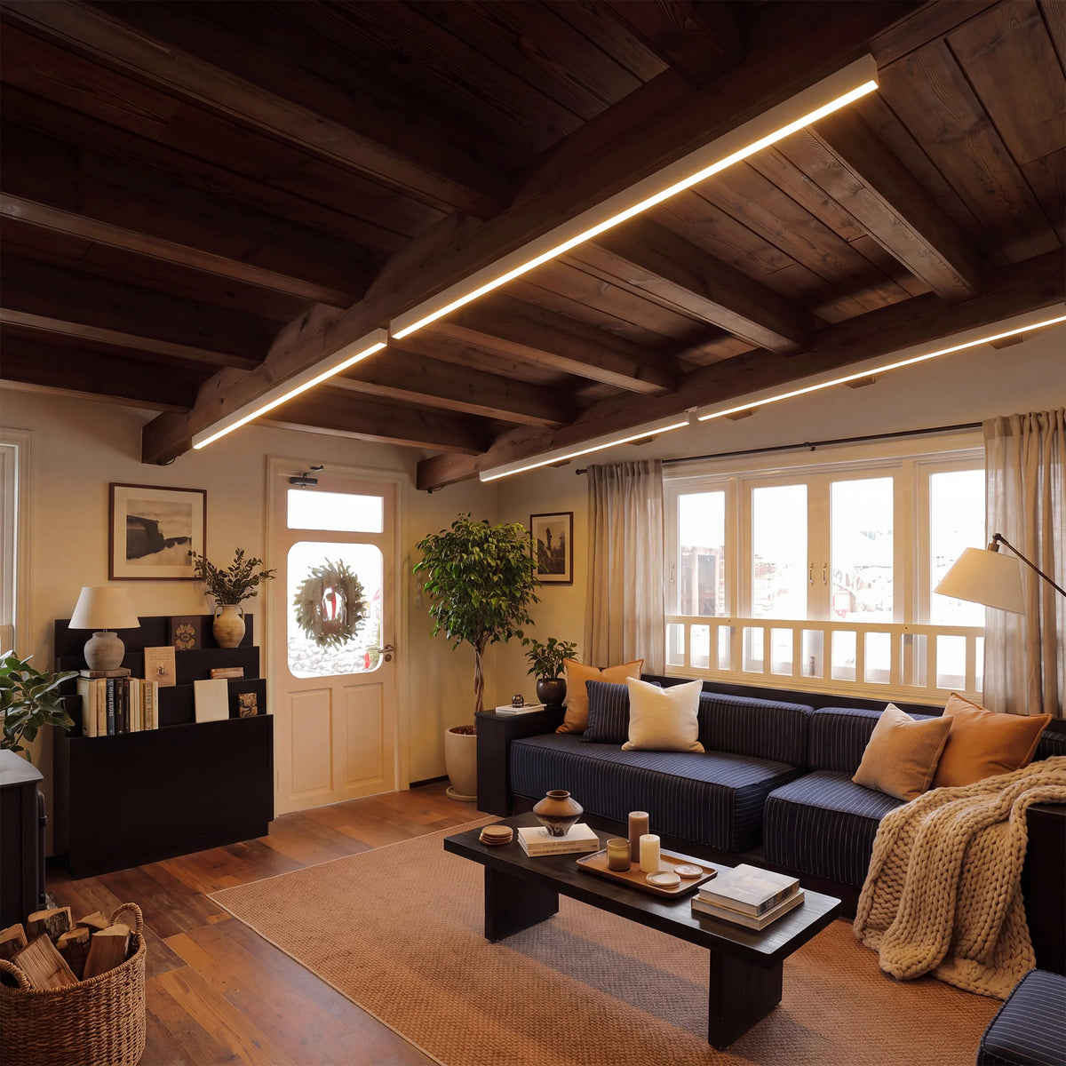 WOMO Dimmable Long Linear Ceiling Light-WM1003 3