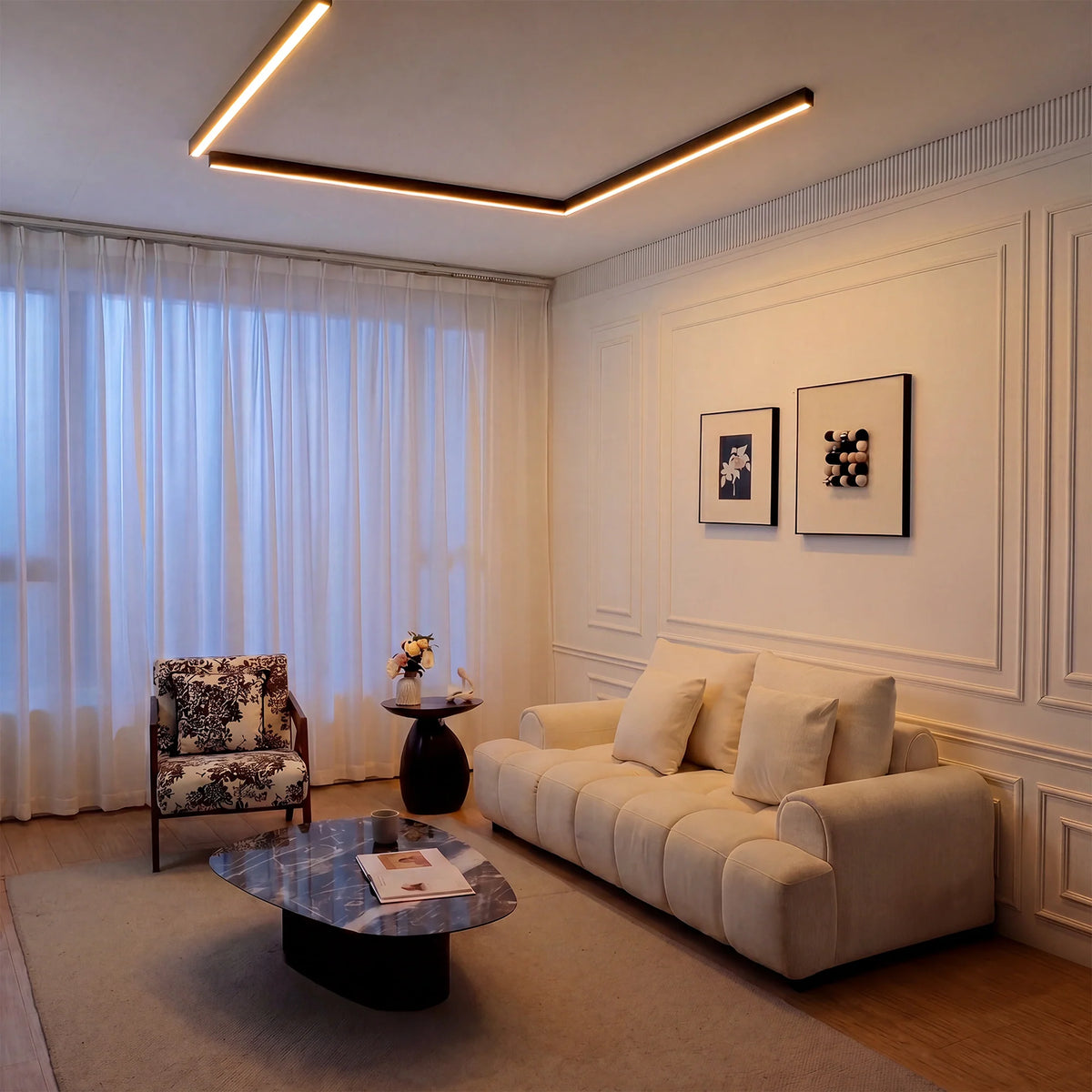 WOMO Dimmable Long Linear Ceiling Light-WM1003 4