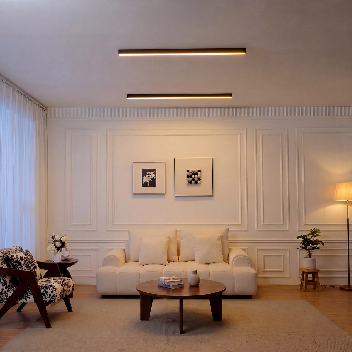 WOMO Dimmable Long Linear Ceiling Light-WM1003 5