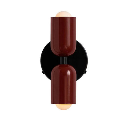 Louvel Modern Vertical Glass Wall Sconce Up Down