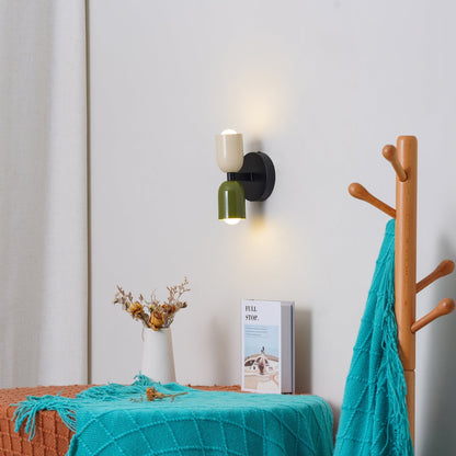 Louvel Modern Vertical Glass Wall Sconce Up Down