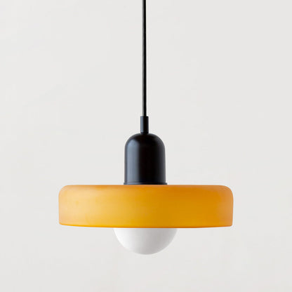 Luccon Vintage Style Glass Shade Pendant Light