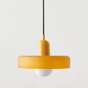 Luccon Vintage Style Glass Shade Pendant Light