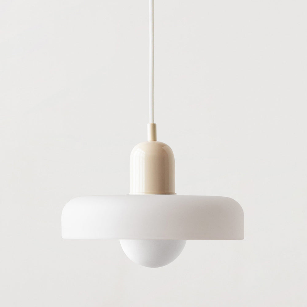 Luccon Vintage Style Glass Shade Pendant Light