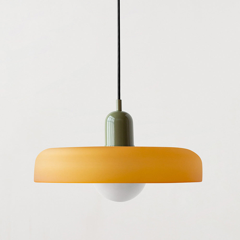 Luccon Vintage Style Glass Shade Pendant Light