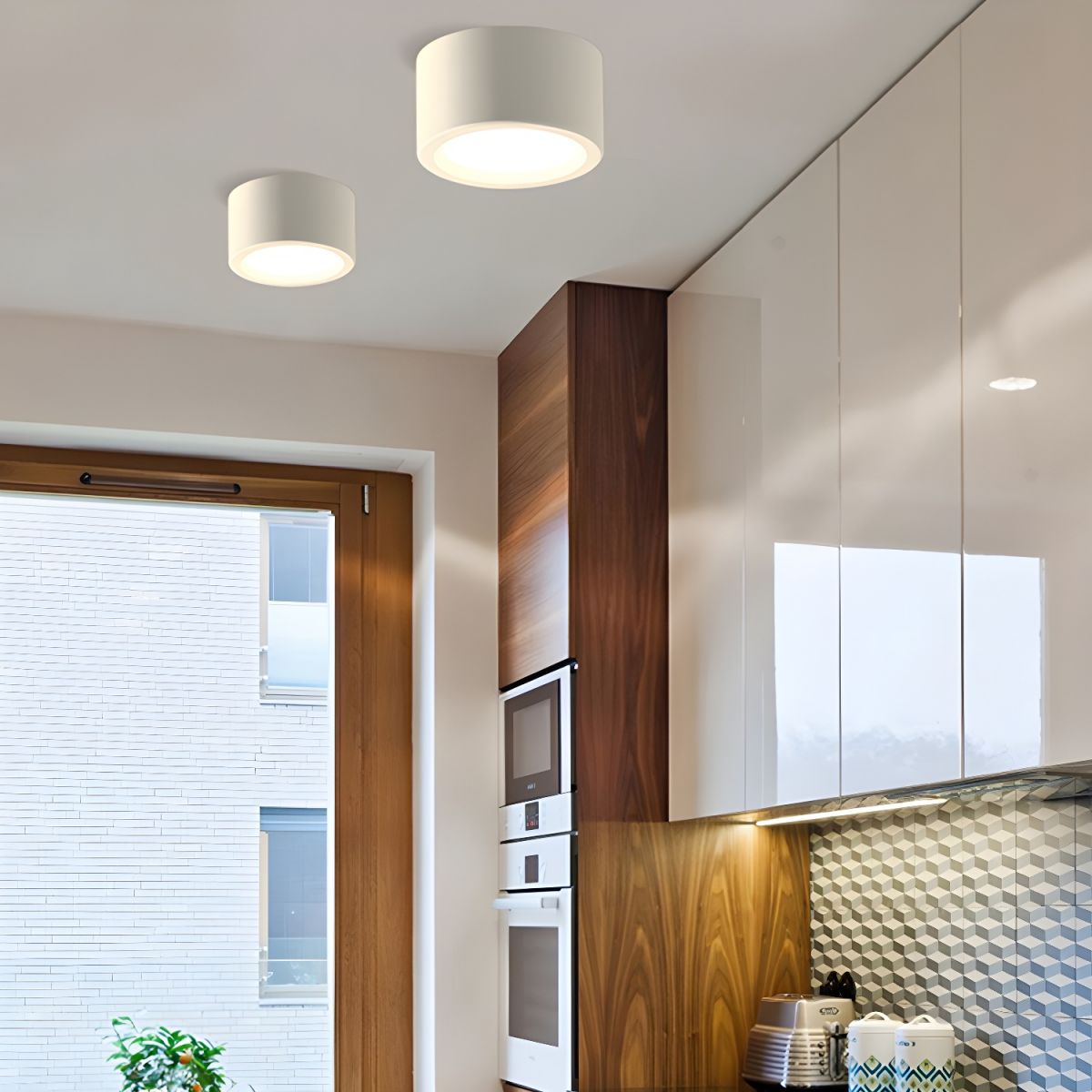 Luffon Compact Surface Mounted LED Downlight Round