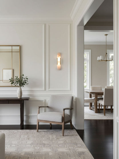 Luxury Alabaster Flute Sconce