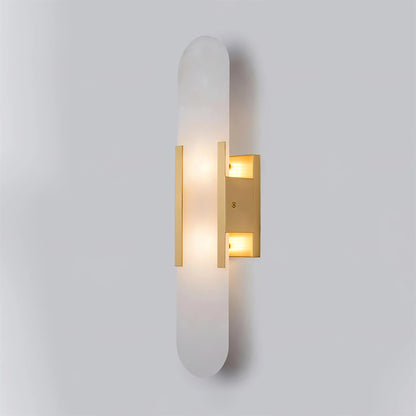 Luxury Alabaster Flute Sconce