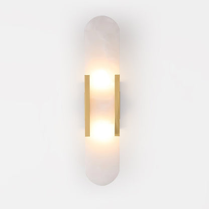 Luxury Alabaster Flute Sconce