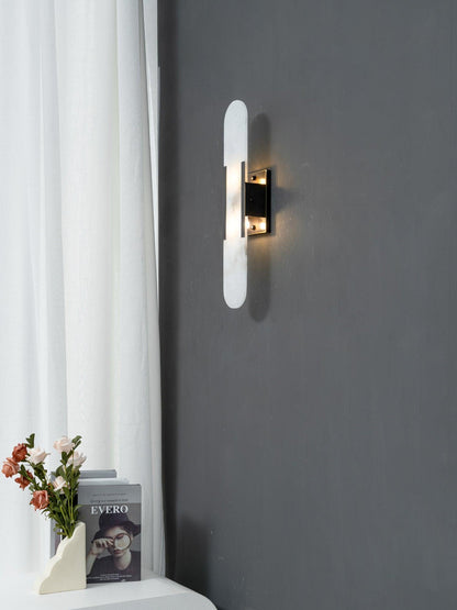 Luxury Alabaster Flute Sconce