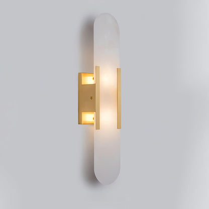 Luxury Alabaster Flute Sconce