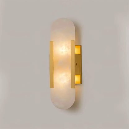 Luxury Alabaster Flute Sconce
