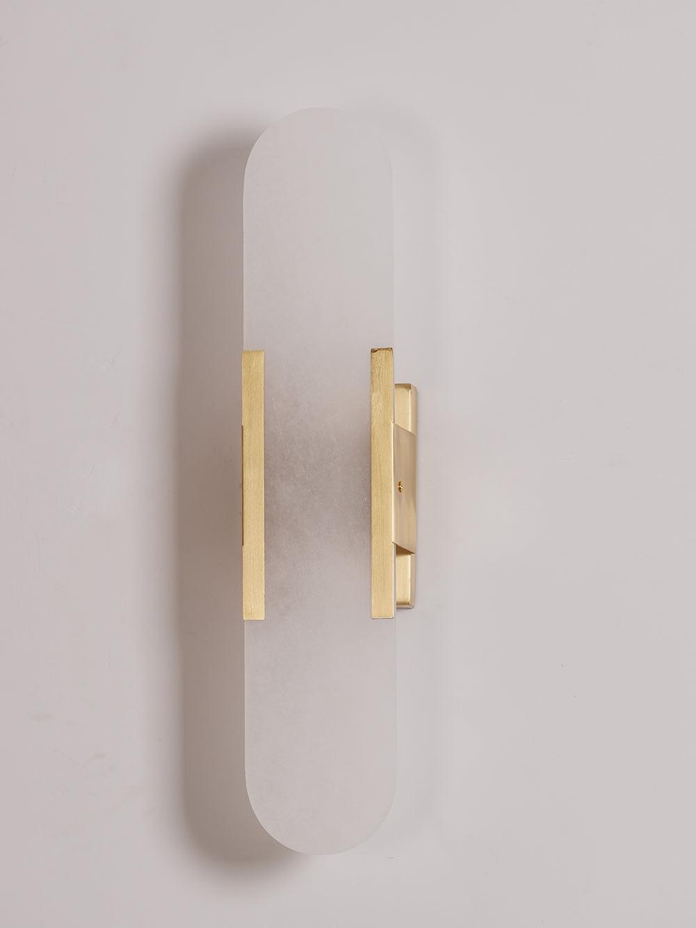 Luxury Alabaster Flute Sconce