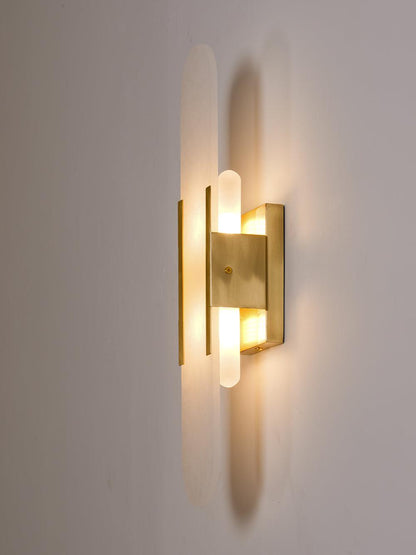 Luxury Alabaster Flute Sconce