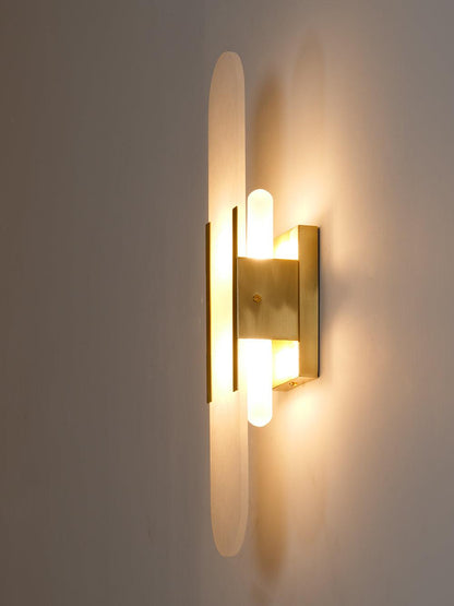 Luxury Alabaster Flute Sconce