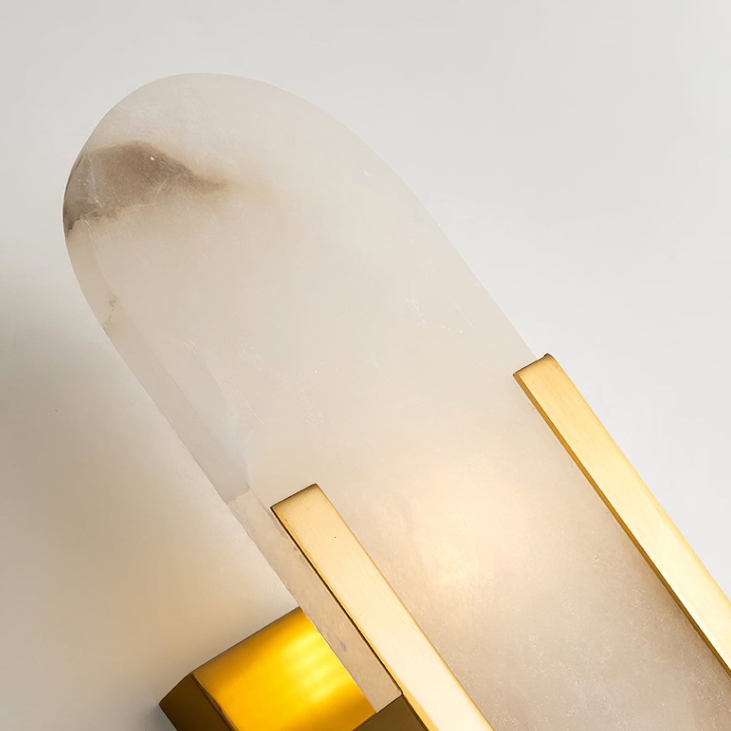 Luxury Alabaster Flute Sconce