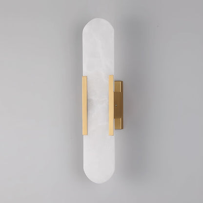 Luxury Alabaster Flute Sconce