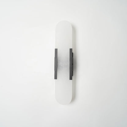 Luxury Alabaster Flute Sconce
