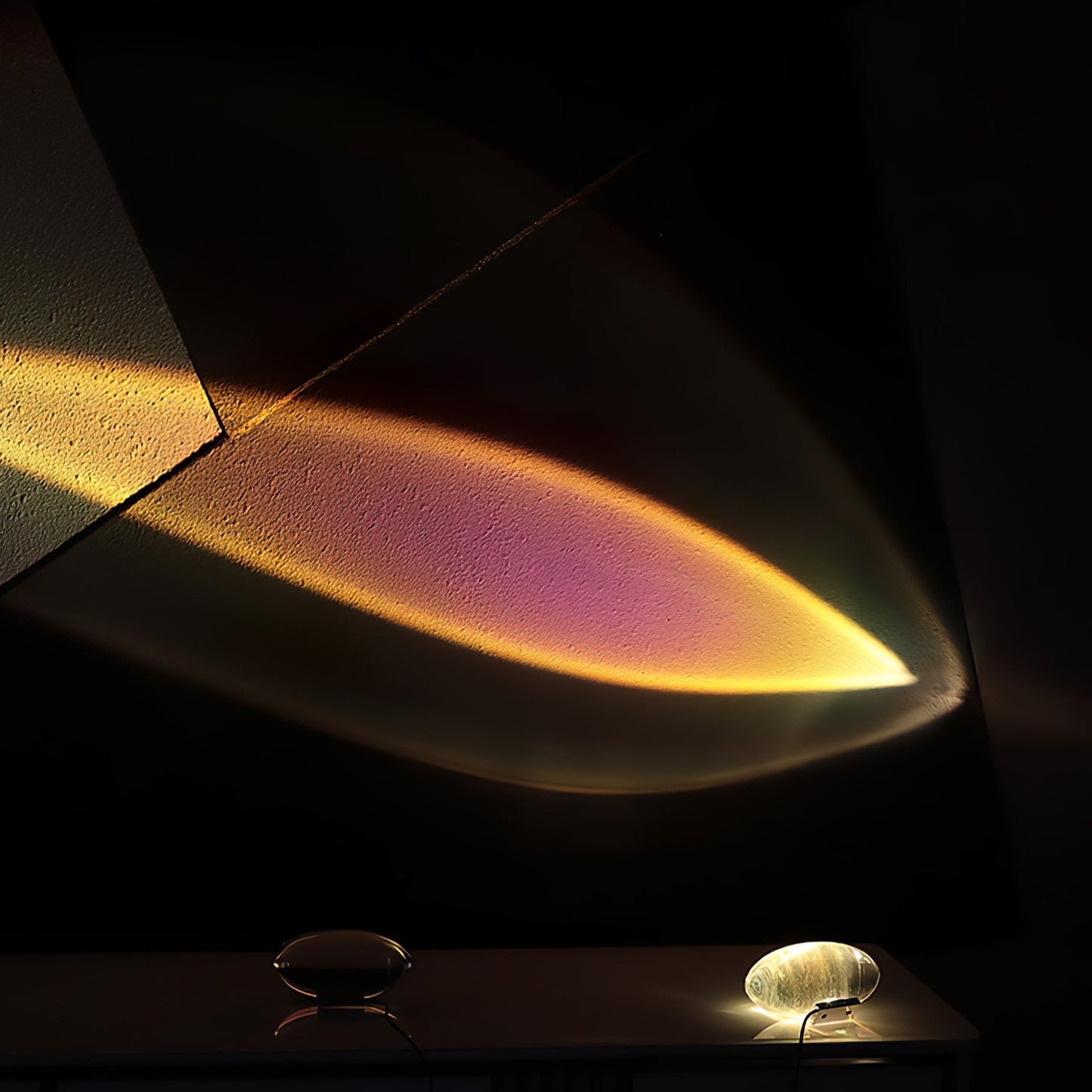 Marsman Crystal Eye Projection Table Lamp