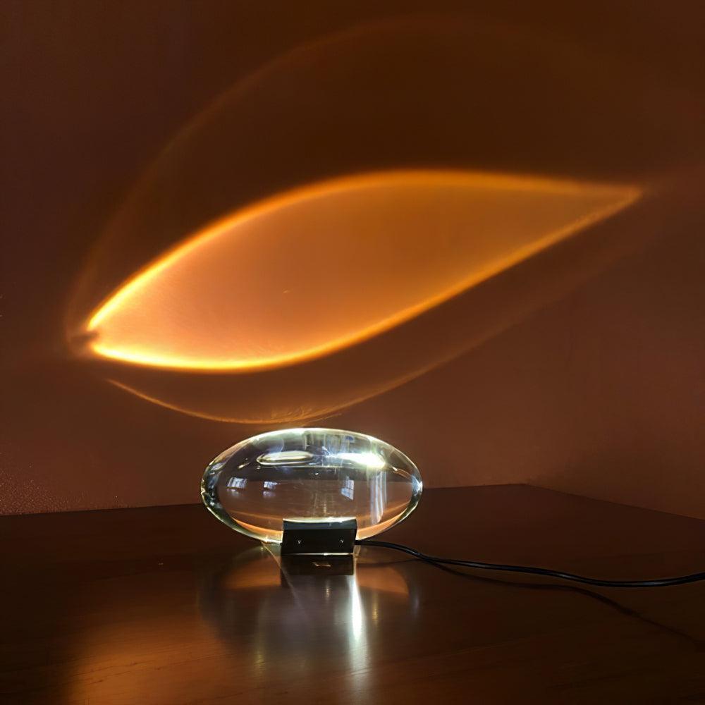 Marsman Crystal Eye Projection Table Lamp