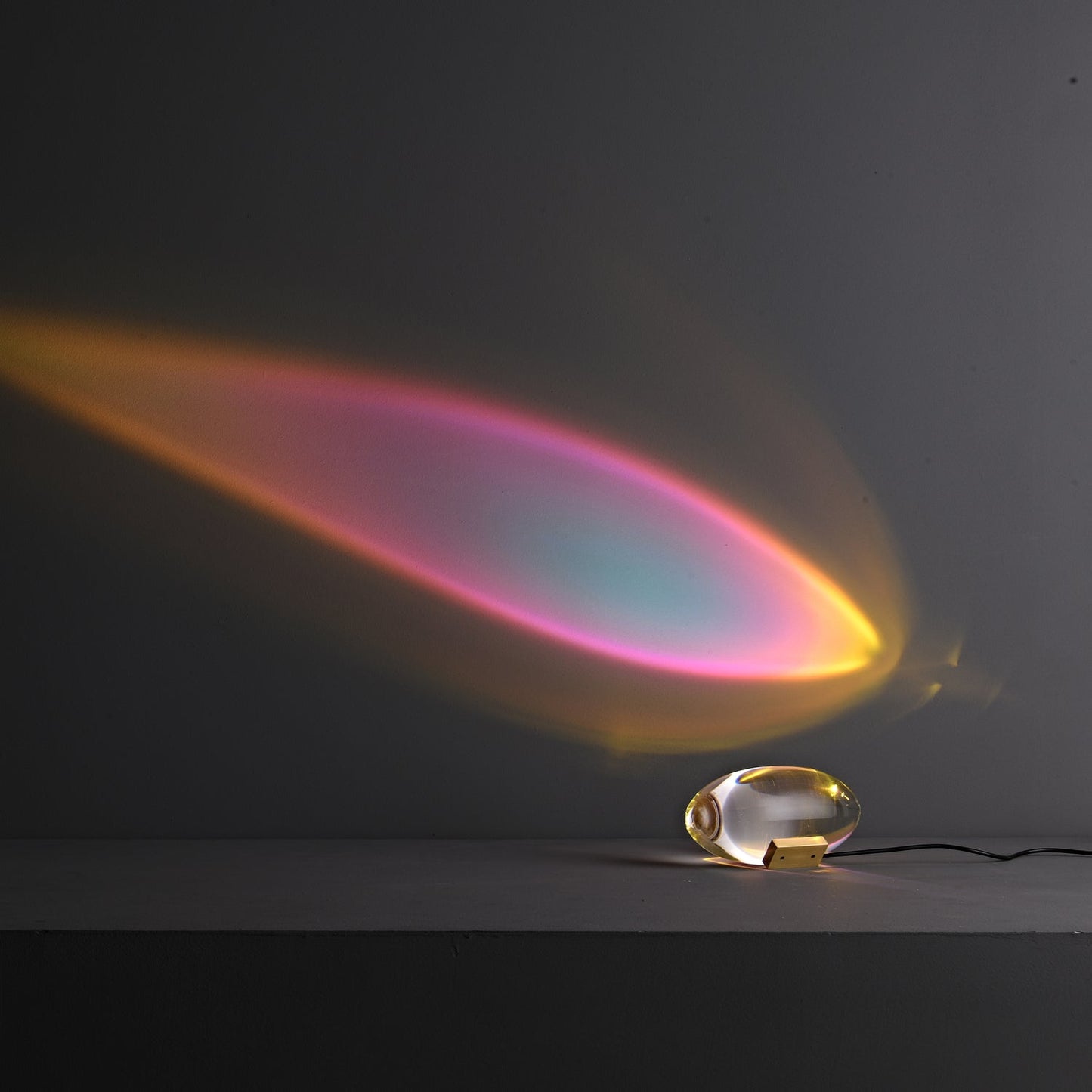 Marsman Crystal Eye Projection Table Lamp