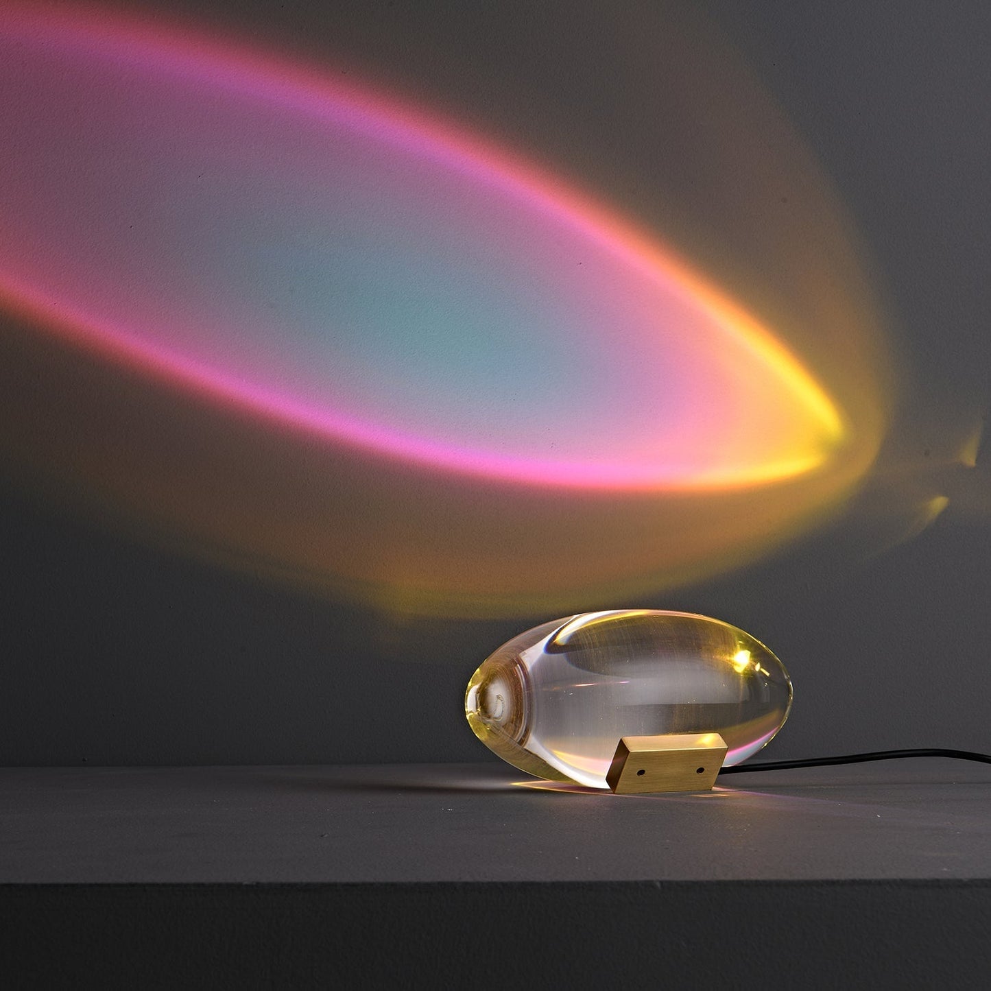 Marsman Crystal Eye Projection Table Lamp