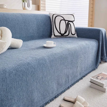 Minimalist Chenille Sofa Cover - Water Resistant