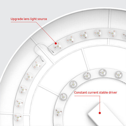 Minimalist Round LED Ceiling Light Flush Mount White Fixture