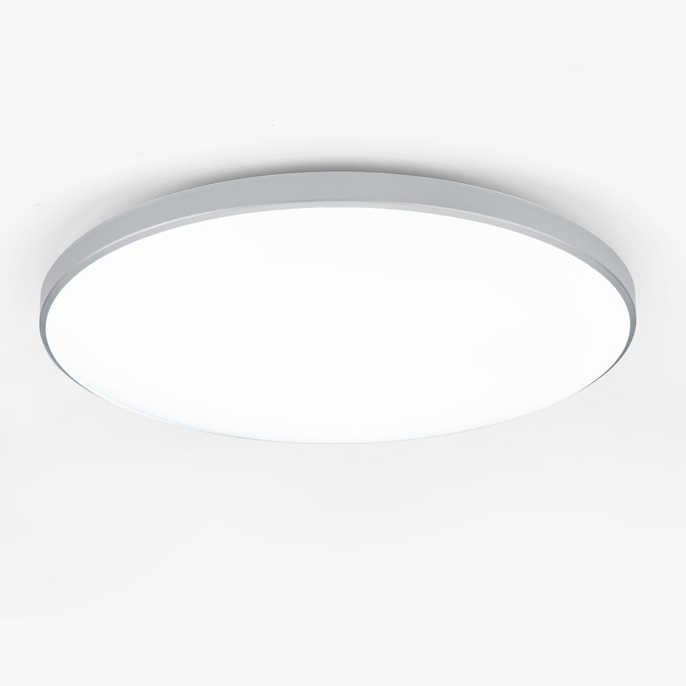 Minimalist Round LED Ceiling Light Flush Mount White Fixture