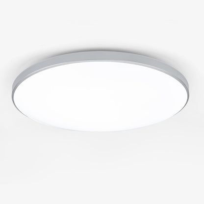 Minimalist Round LED Ceiling Light Flush Mount White Fixture