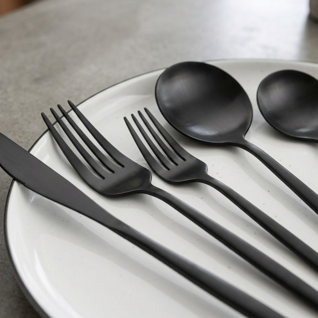 Minimalist Stainless Steel Cutlery Set