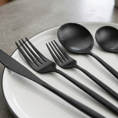 Minimalist Stainless Steel Cutlery Set