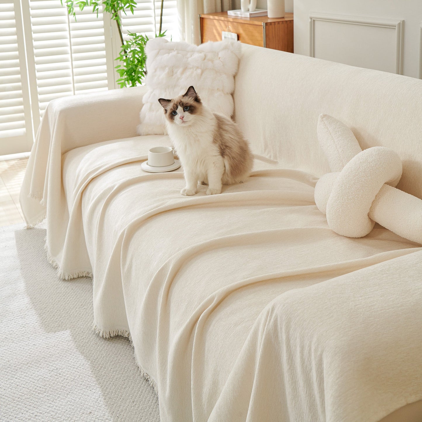 Modern Boho Sofa Cover - Washable & Durable