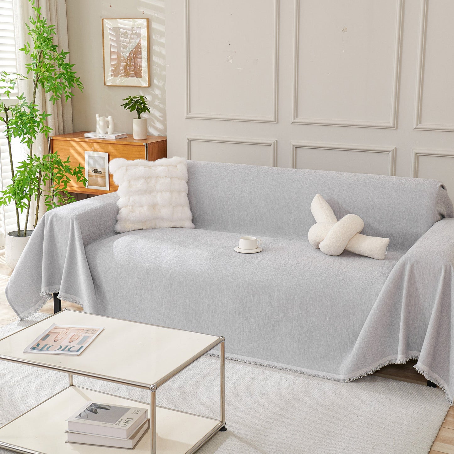 Modern Boho Sofa Cover - Washable & Durable