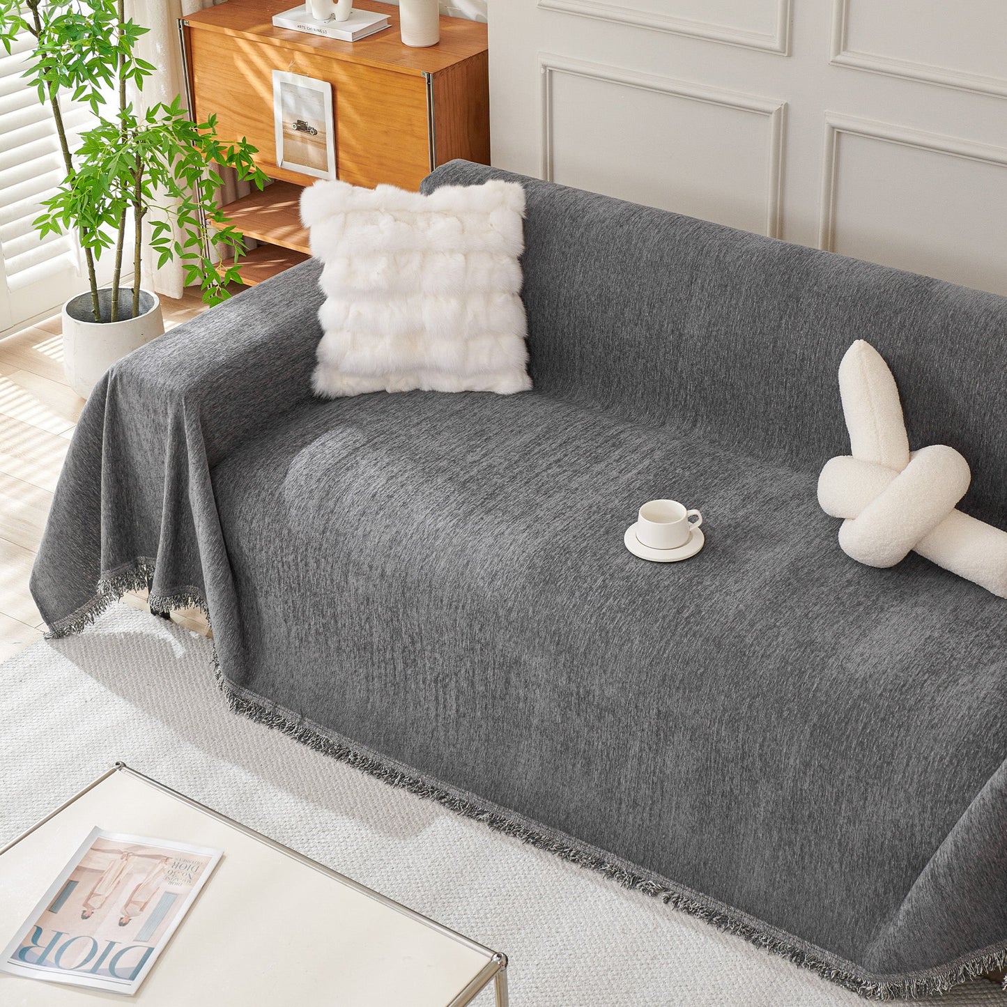Modern Boho Sofa Cover - Washable & Durable