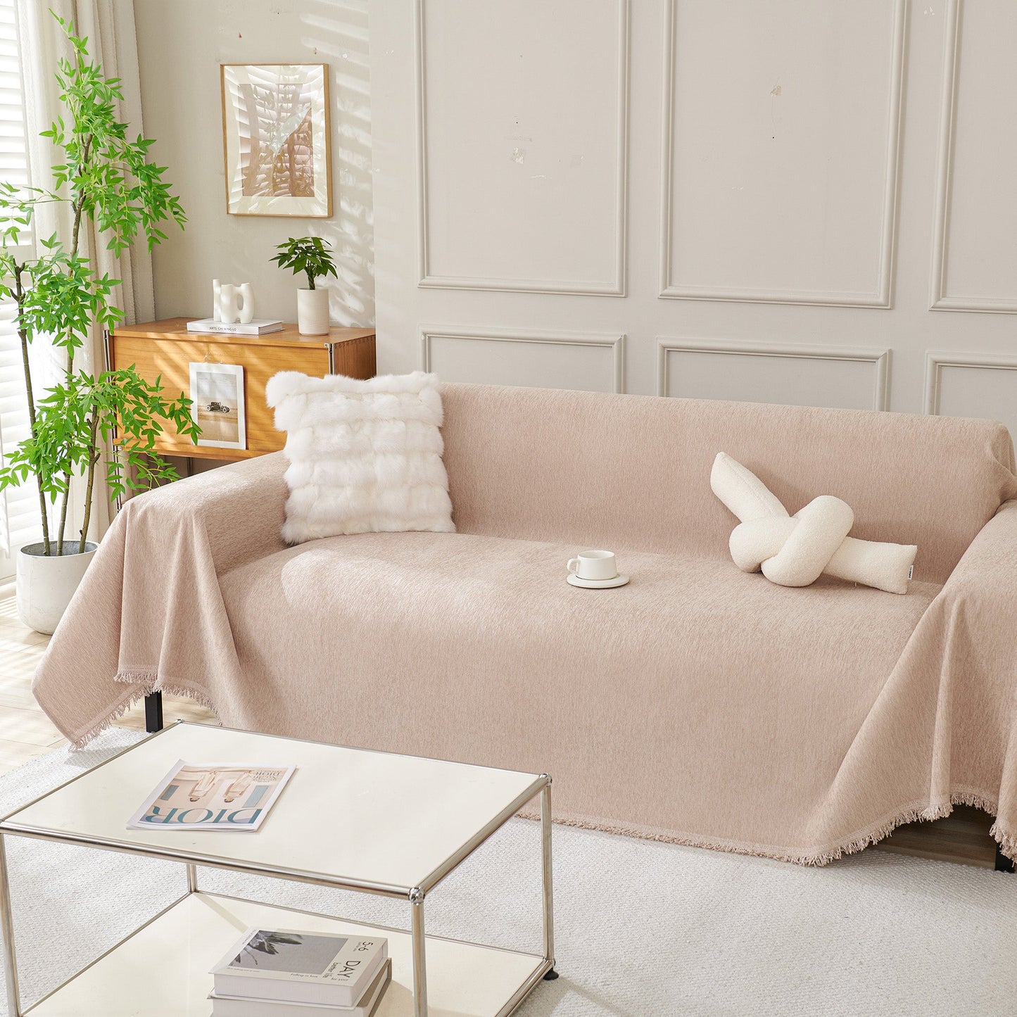 Modern Boho Sofa Cover - Washable & Durable