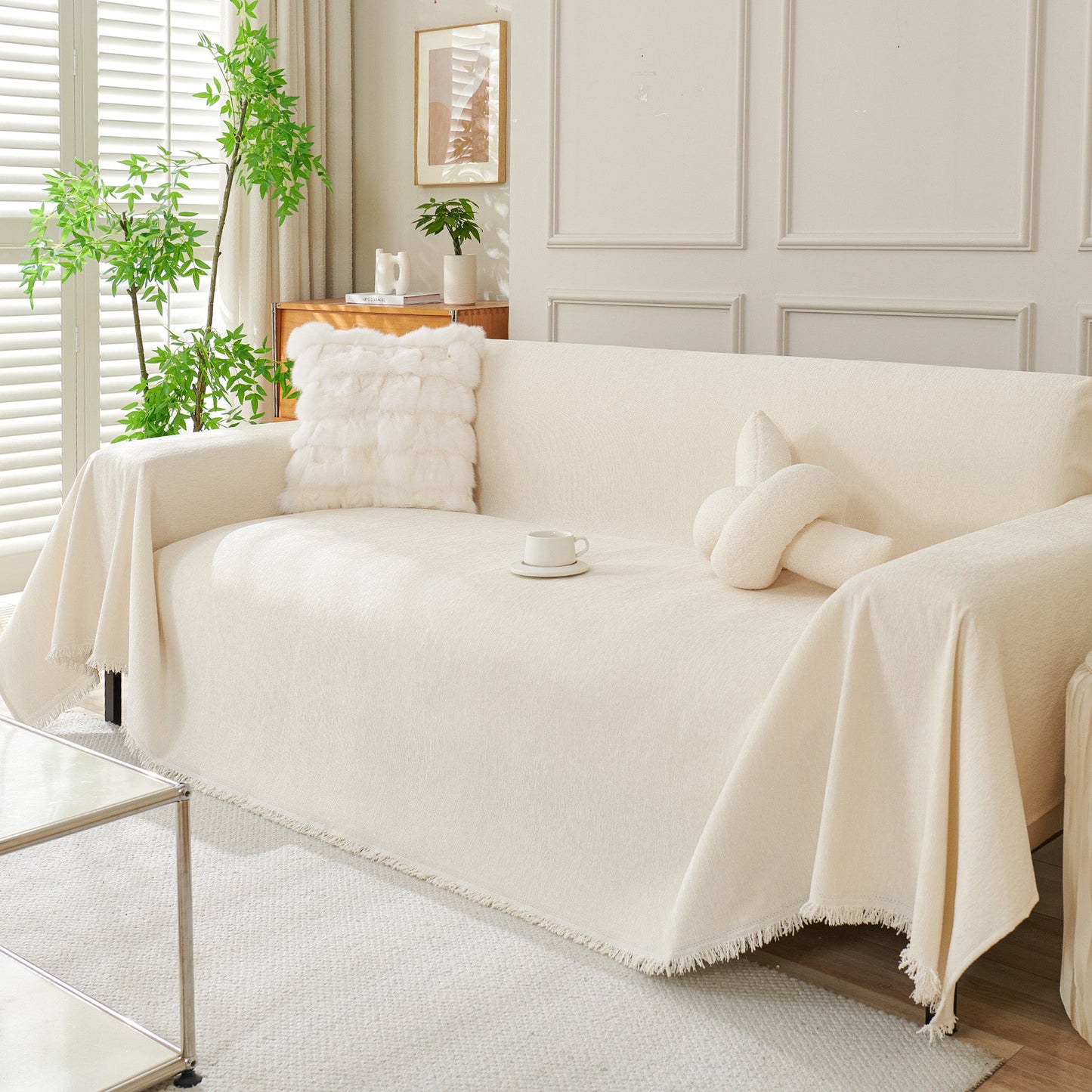 Modern Boho Sofa Cover - Washable & Durable