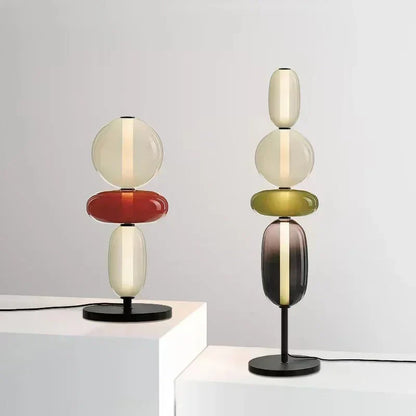 Modern Dimmable LED Floor Lamp - Replaceable Strip - Black/Brass
