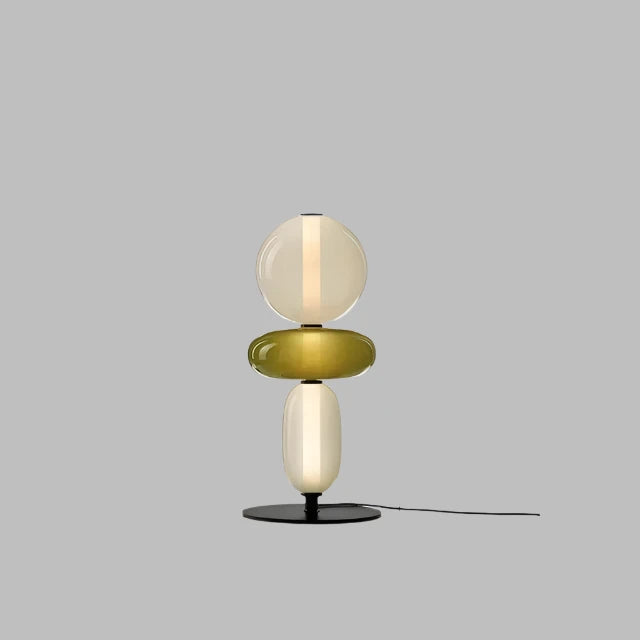 Modern Dimmable LED Floor Lamp - Replaceable Strip - Black/Brass