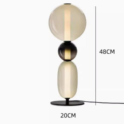 Modern Dimmable LED Floor Lamp - Replaceable Strip - Black/Brass
